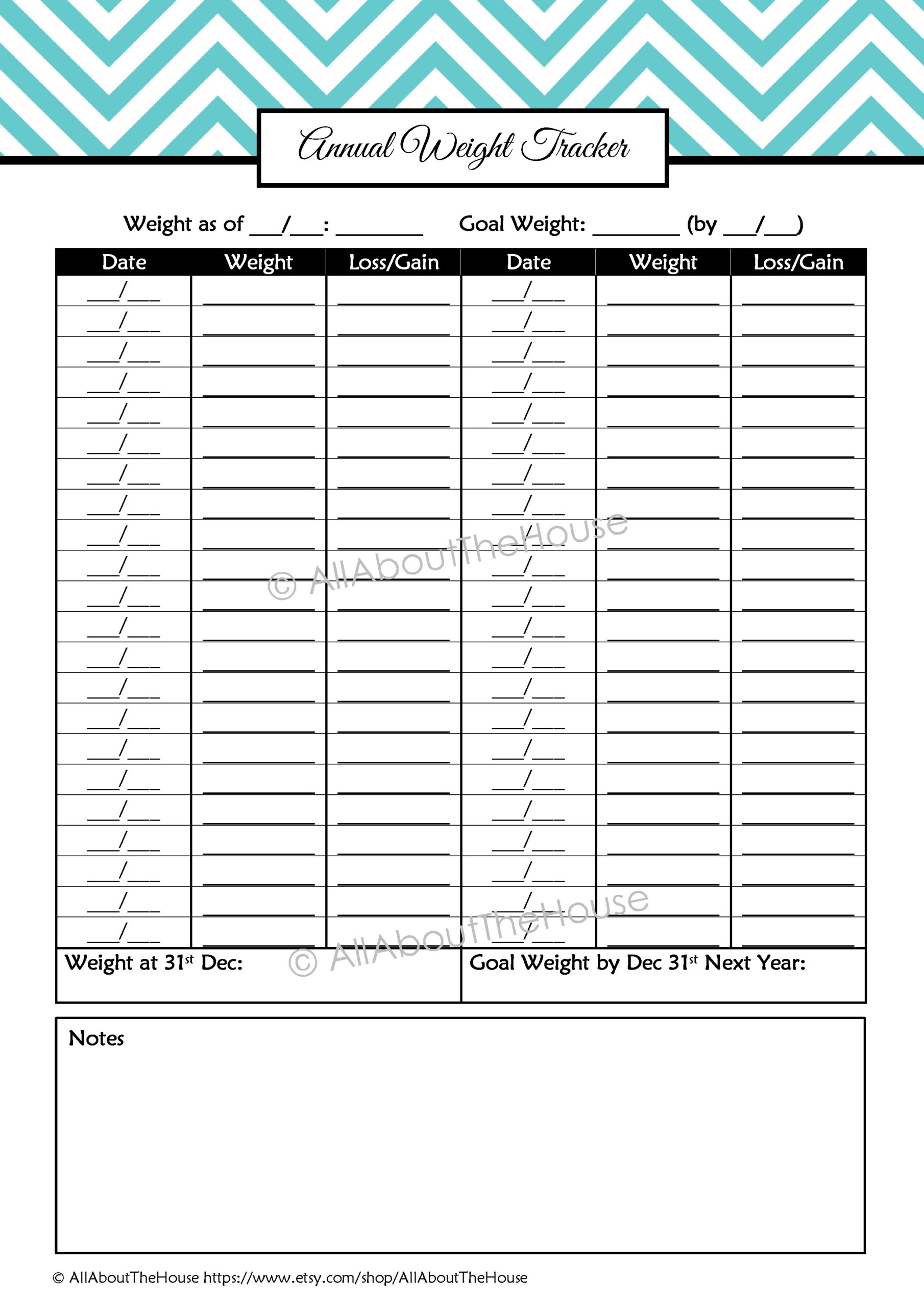 Health And Fitness Printables Kit