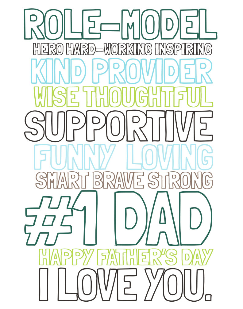 Homemade Father s Day Printables Free Printable