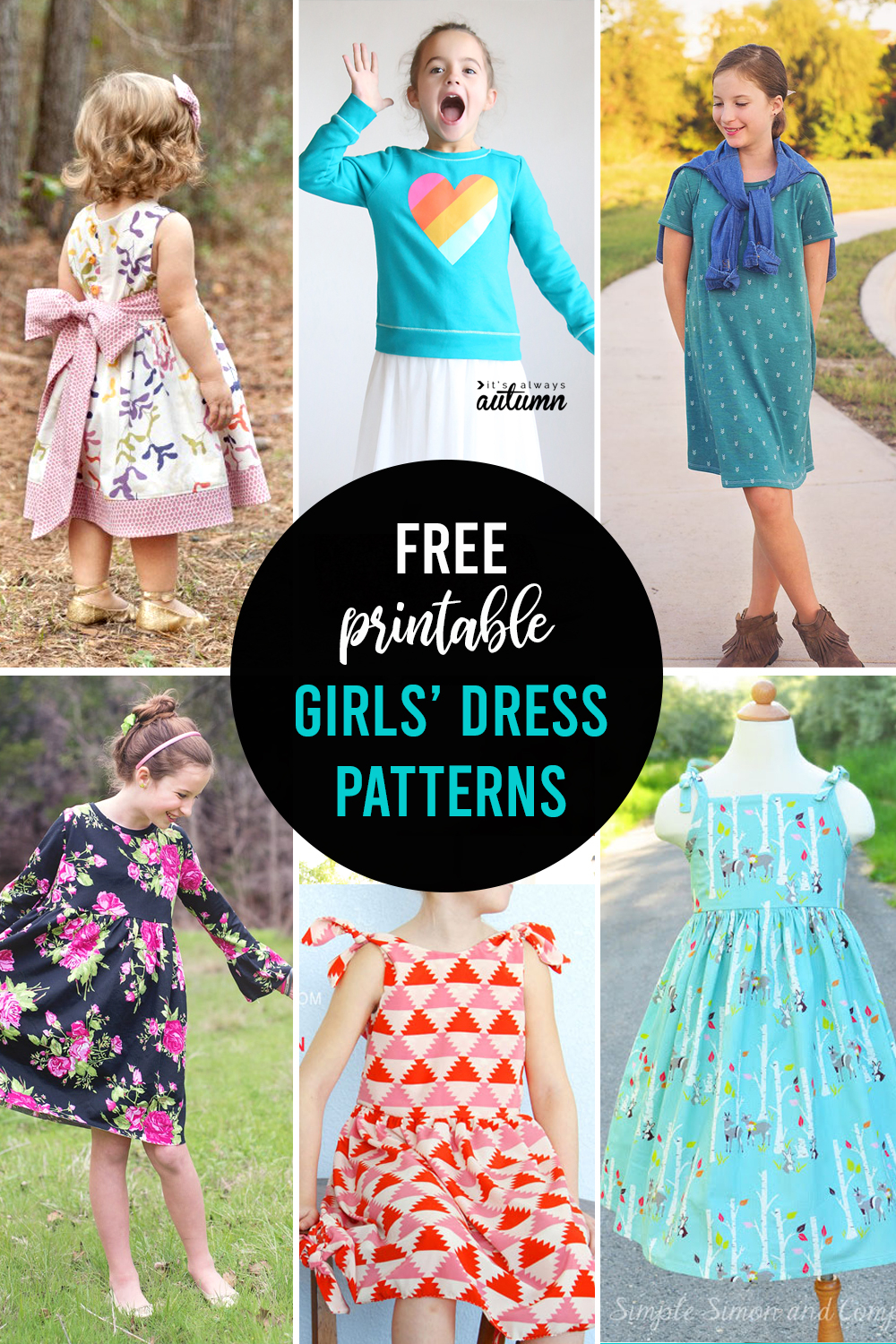 How To Make A Dress 25 Free Dress Patterns For Girls 