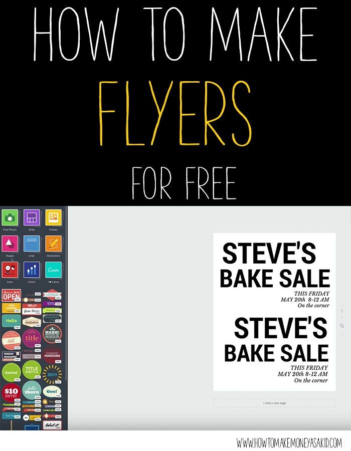 How To Make A Flyer For FREE Make A Flyer Free Flyer 
