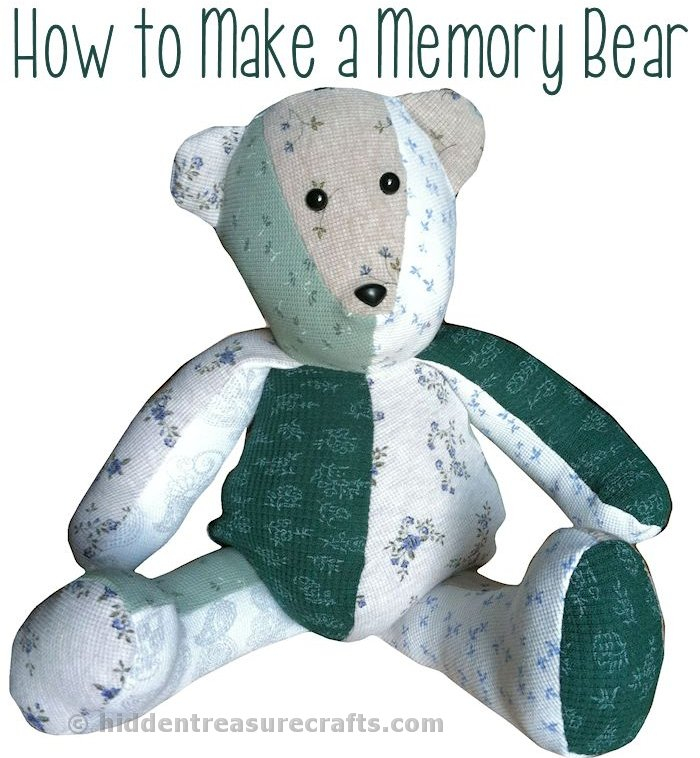 How To Make A Memory Bear Hidden Treasure Crafts And 