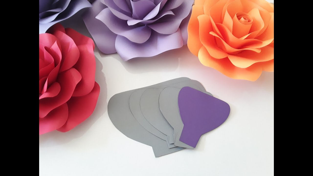 How To Make Paper Rose Templates By Hand Template 