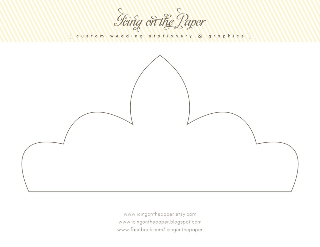 Icing On The Paper FREE Printable Tiara