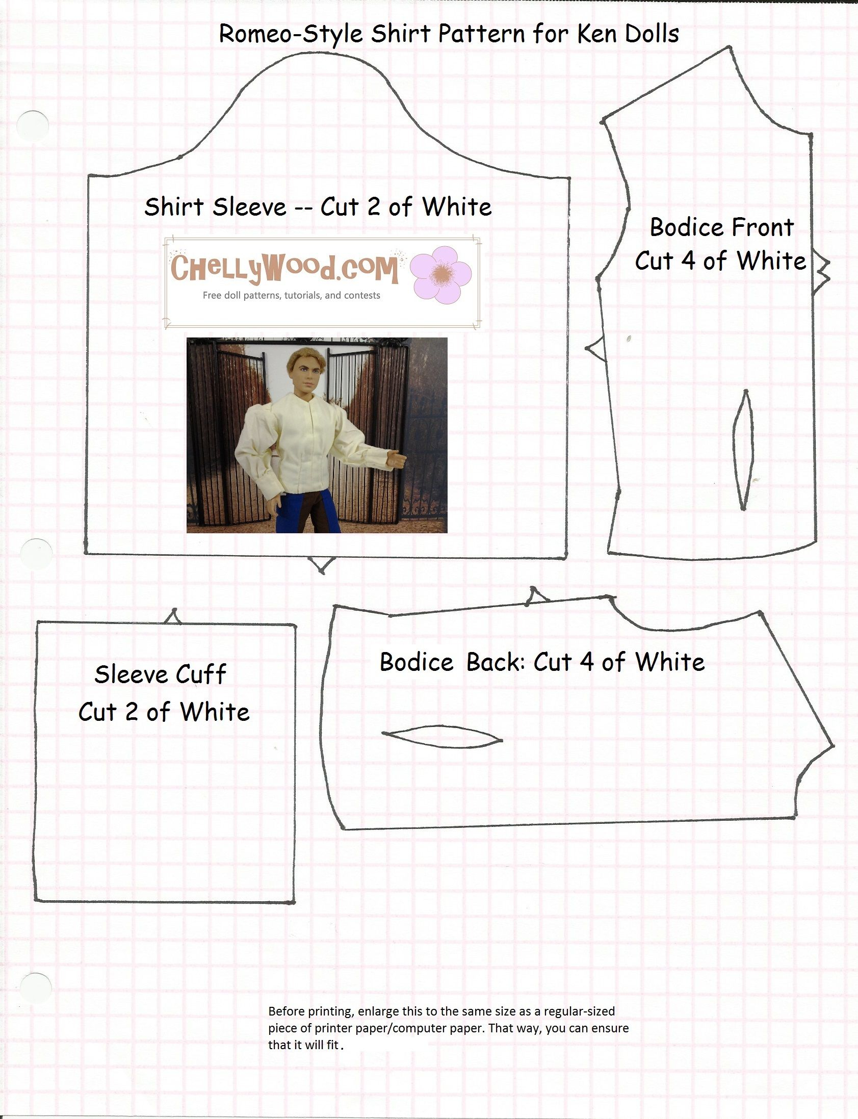 Image Result For Free Printable Ken Doll Clothes Patterns 