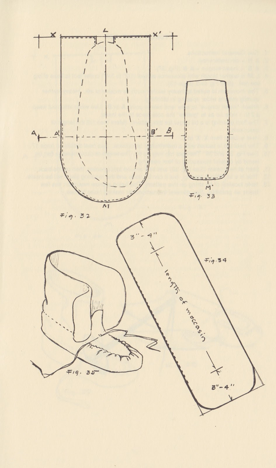 Printable Moccasin Patterns