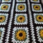 Items Similar To Sunflower Afghan On Etsy