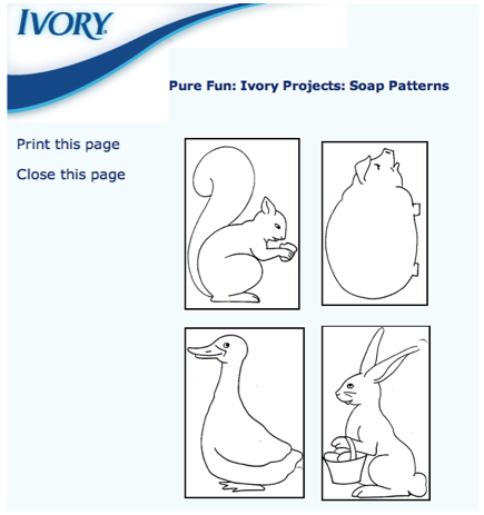 Ivory Soap Patterns And As If Completely Inured To 