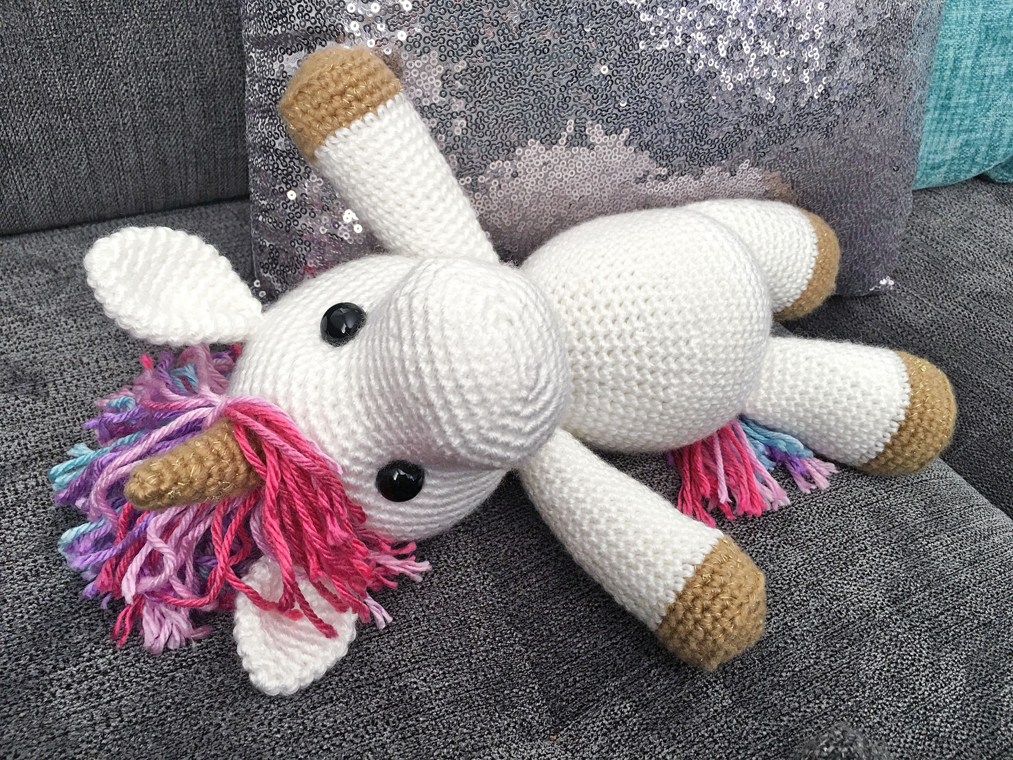 Jazzy The Unicorn Free Amigurumi Pattern Jess Huff