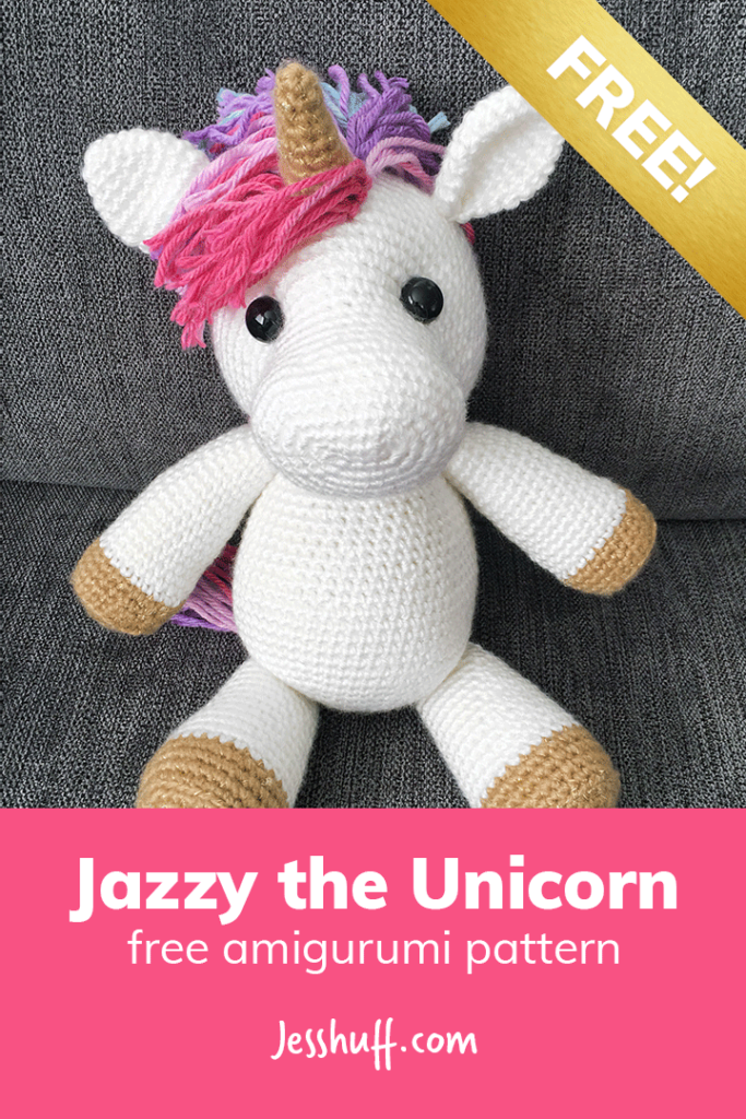 Jazzy The Unicorn Free Amigurumi Pattern Jess Huff