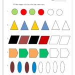 Kidz Worksheets Preschool Color Patterns Worksheet1