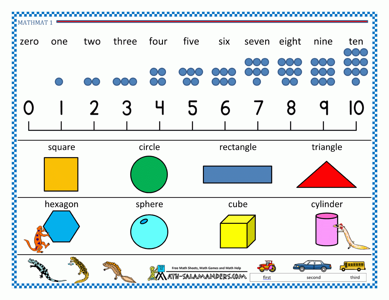 Kindergarten Math Printables