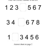 Kindergarten Number Pattern Worksheets Kindergarten Math