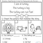 Kindergarten Reading Comprehension FALL EDITION With