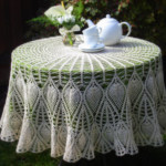 Lacy Crochet Tablecloth Update