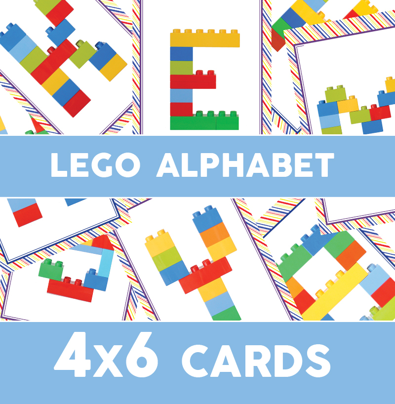 Lego Duplo Alphabet Cards Freebie One Beautiful Home