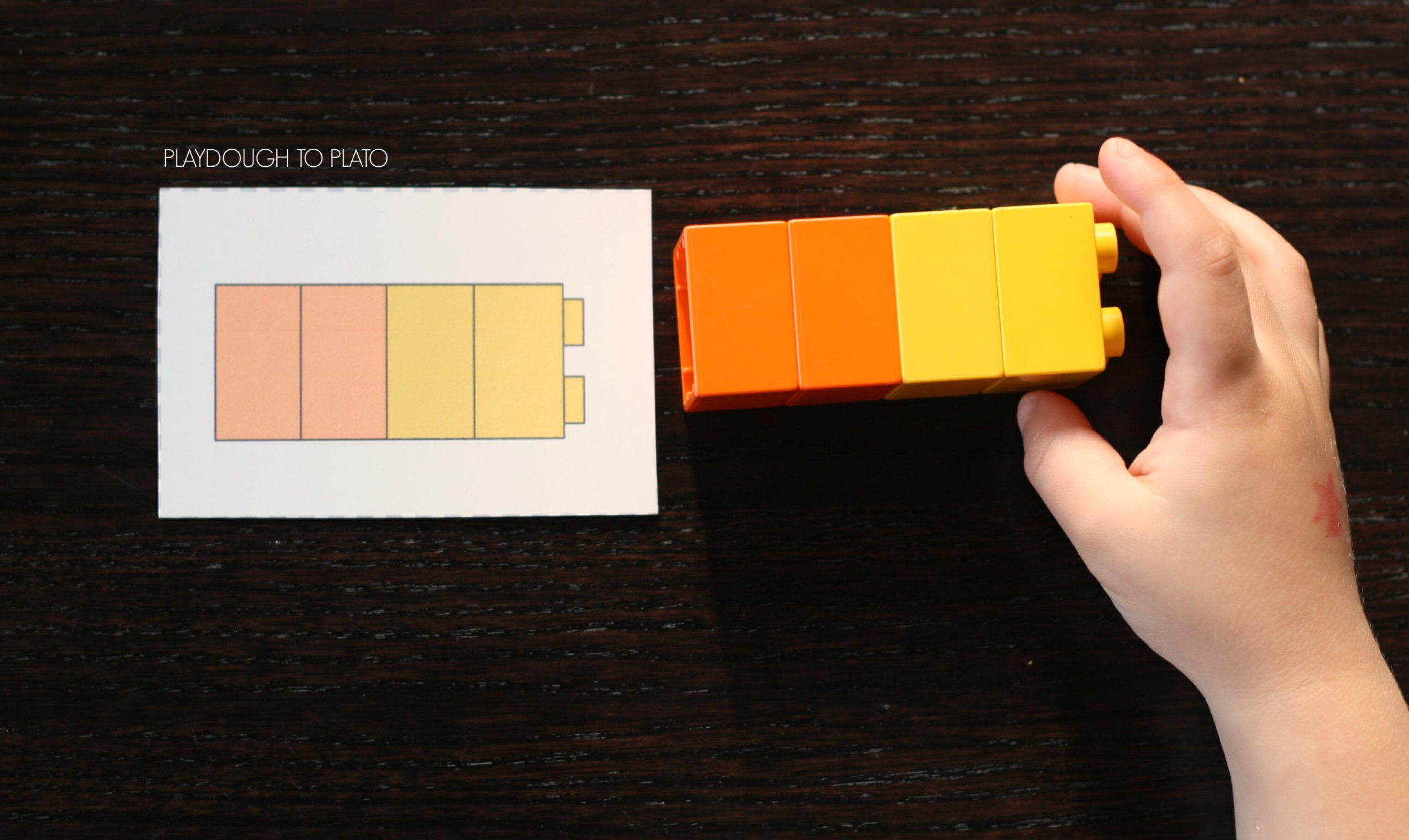 LEGO Pattern Cards Playdough To Plato