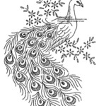Let S Learn Embroidery Free Peacock Pattern 1