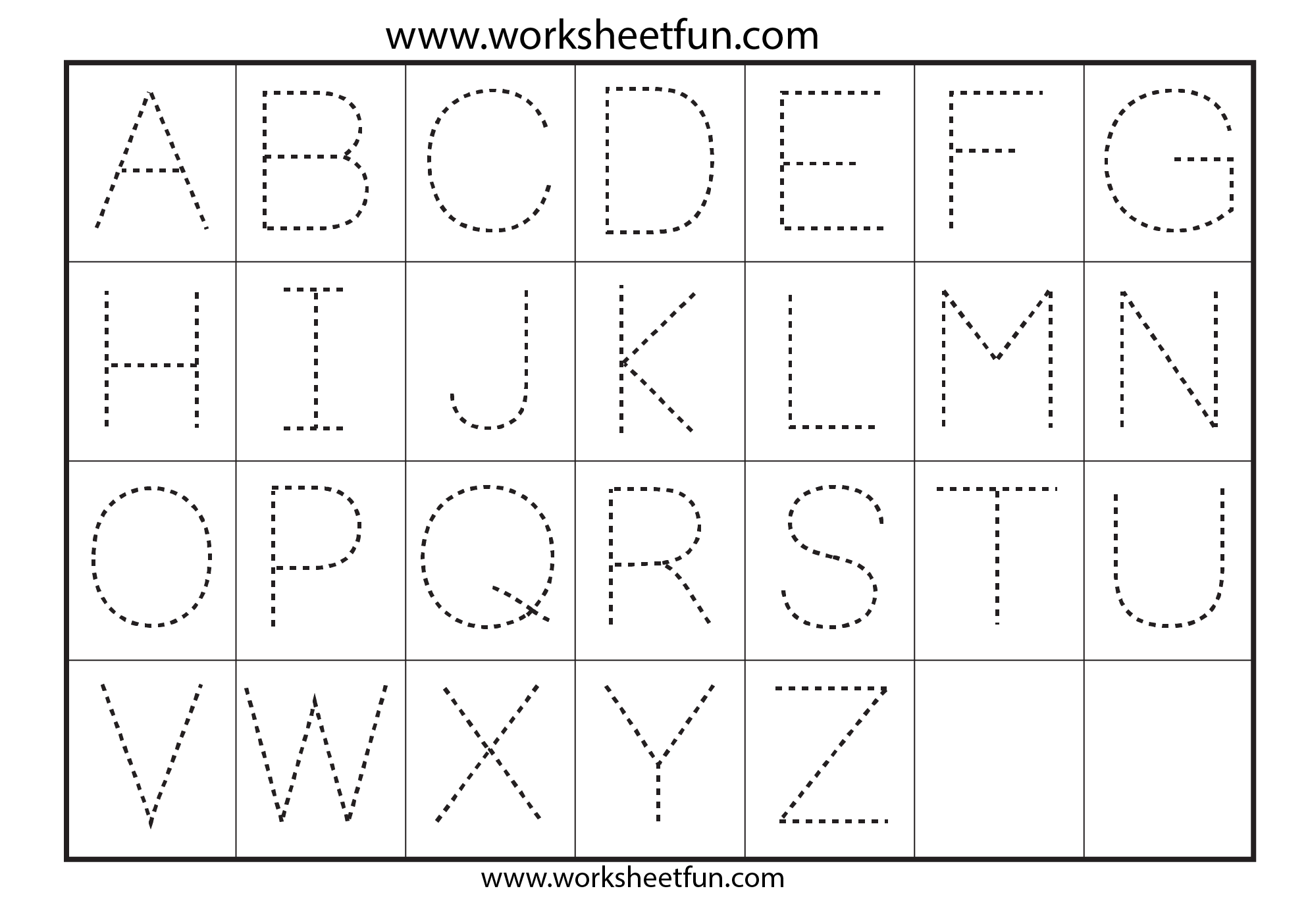 Letter Tracing 7 Worksheets FREE Printable Worksheets 