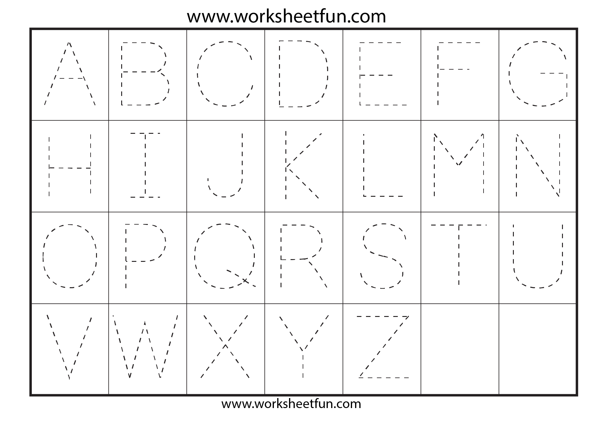Letter Tracing 7 Worksheets FREE Printable Worksheets 