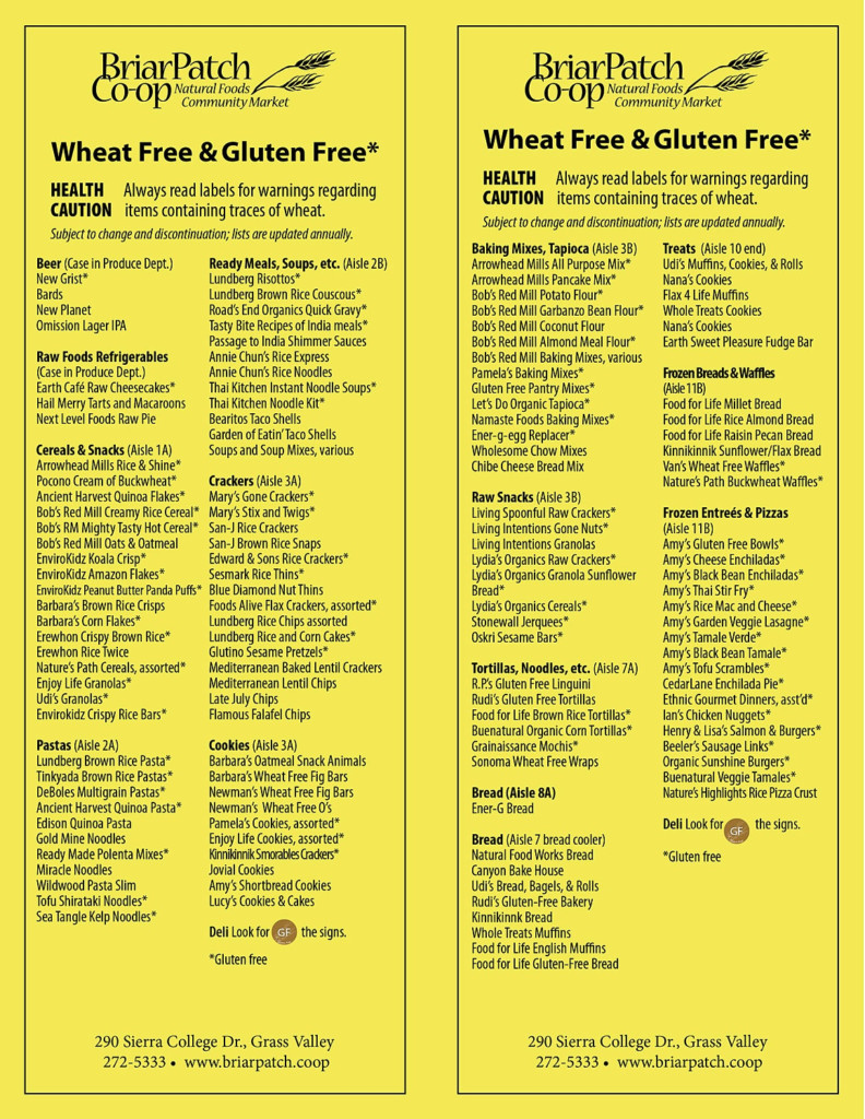 List Of Gluten Free Foods Examples And Forms Gluten