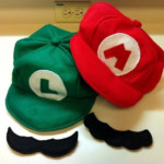 Mario Luigi Hats And Mustaches A Costume Sewing On
