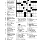 Marvelous Crossword Puzzles Easy Printable Free Org Chas