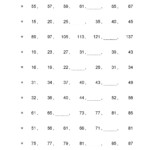 Mathematics Worksheets Number Patterns FREE LEOSTARKIDS