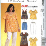 McCall S Sewing Pattern 5862 Womans Plus Size 26W 32W Easy