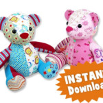 Melody Memory Bear Keepsake Toy INSTANT DOWNLOAD Sewing