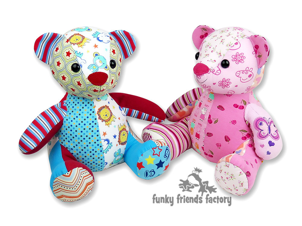 Melody MEMORY BEAR Keepsake Toy Instant Download Sewing