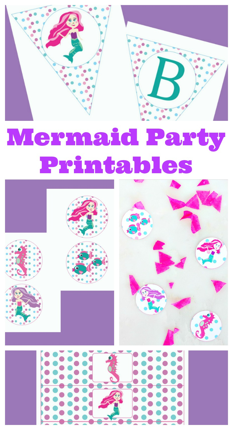 Mermaid Party Printables Val Event Gal