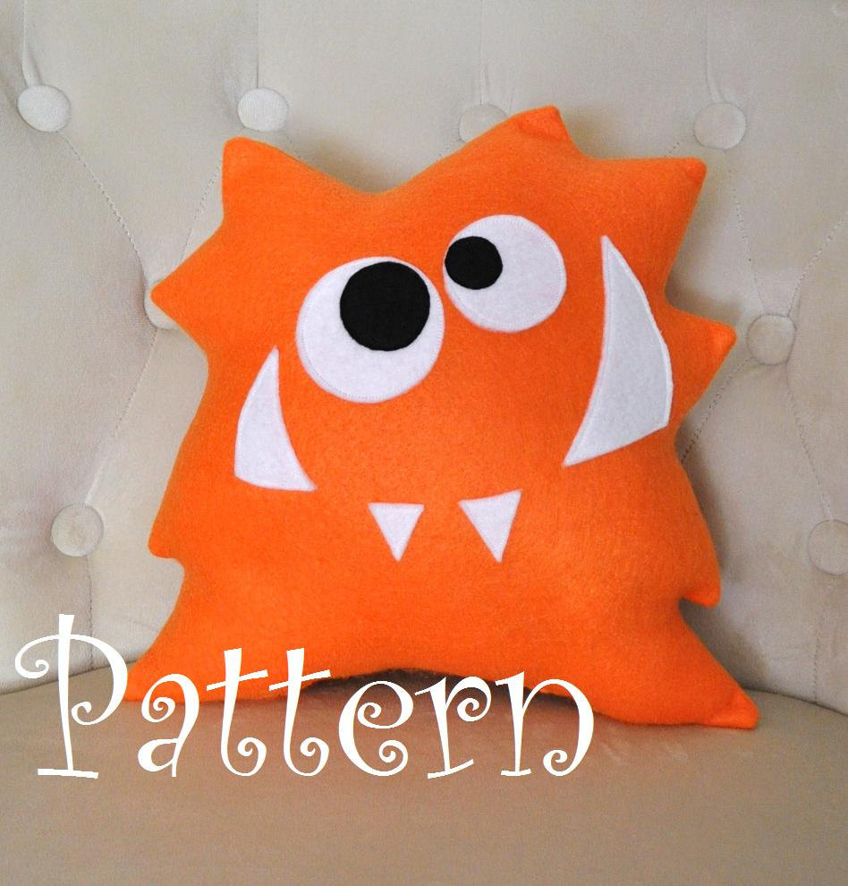 Monster Plush Pattern PDF Tutorial And Printable Templates