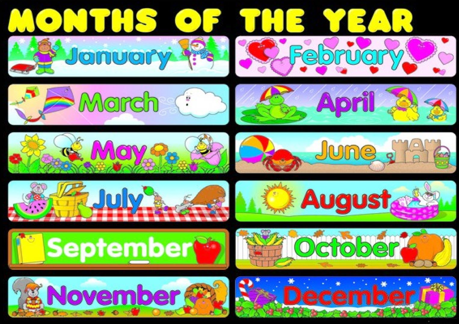 Months Poster Worksheet Free ESL Printable Worksheets 