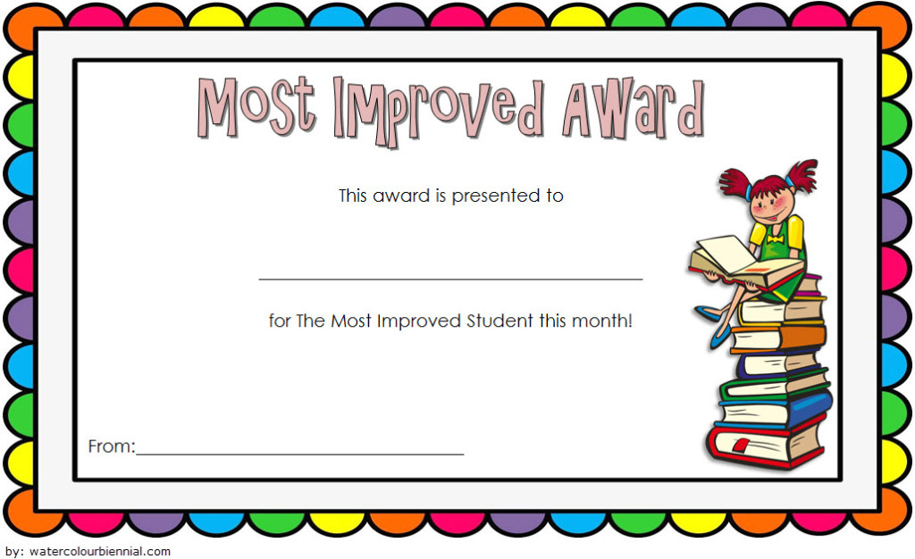 Most Improved Student Certificate 10 Template Designs FREE