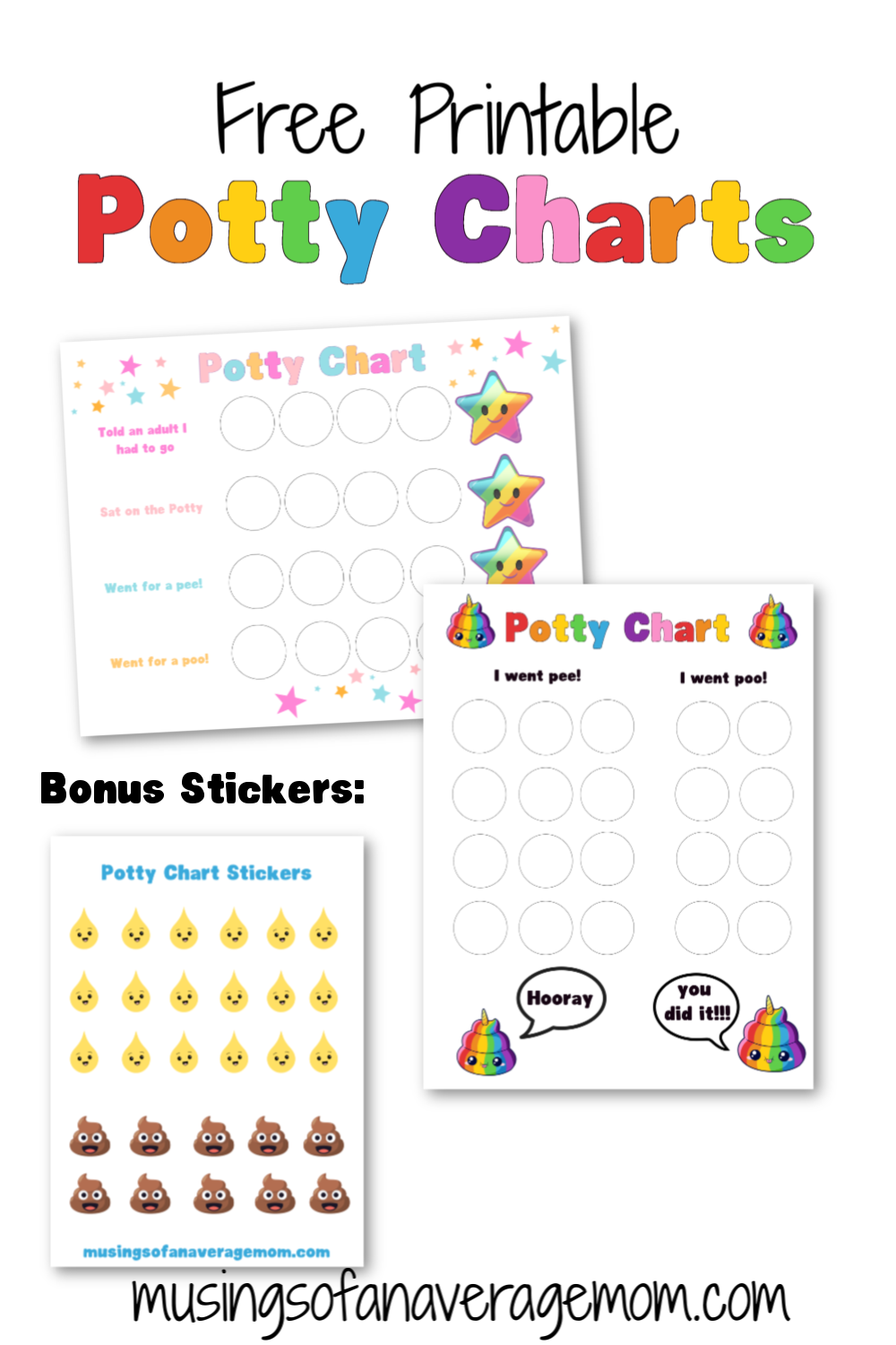 Musings Of An Average Mom Free Printable Potty Training 