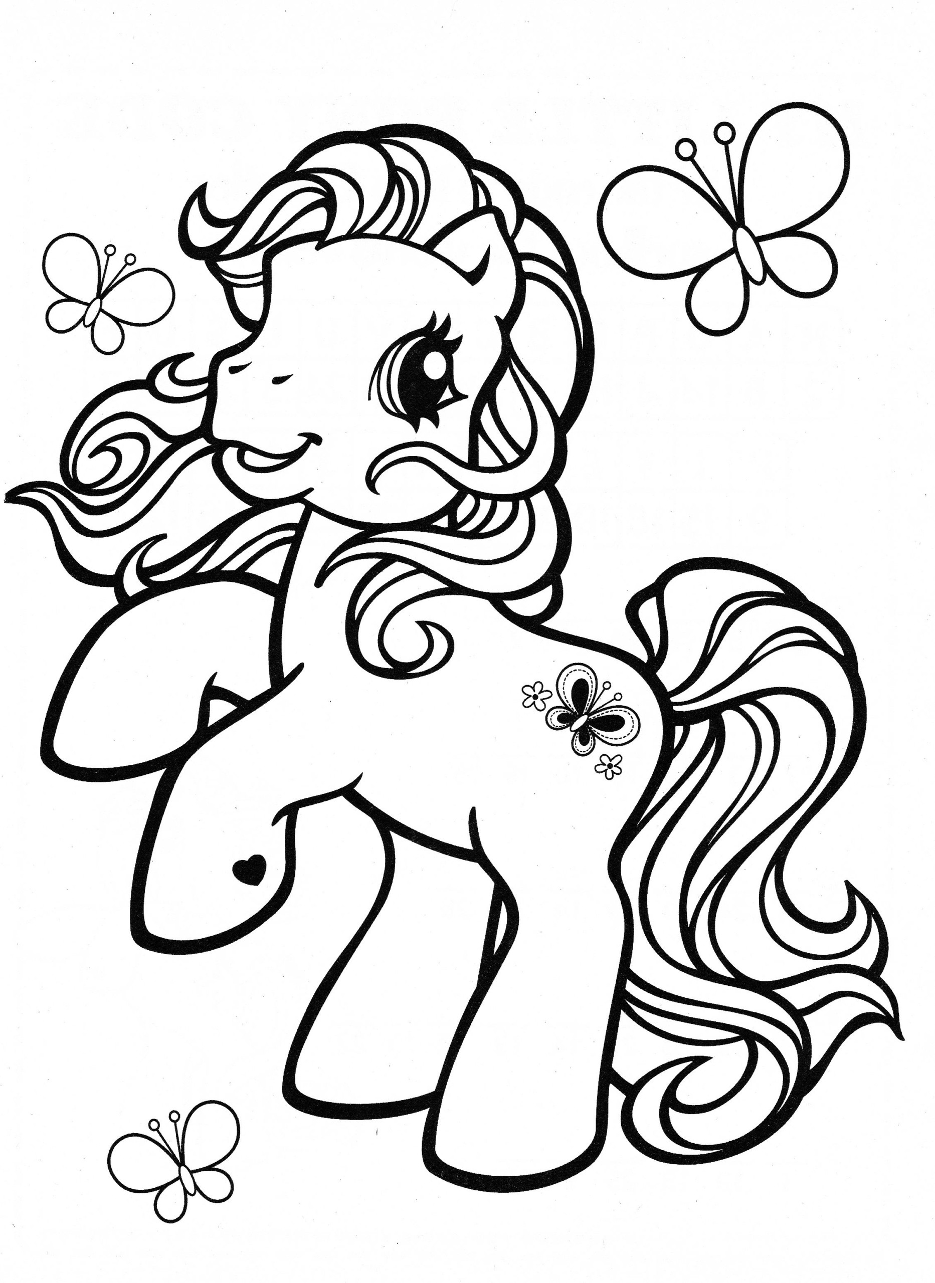 My Little Pony Coloring Page MLP Scootaloo Unicorn 