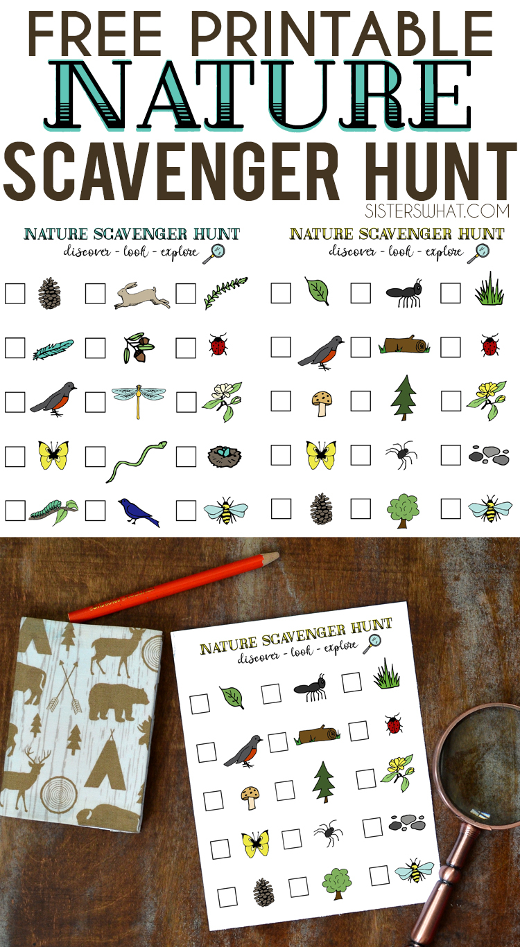 Nature Scavenger Hunt And Summer Adventures Free 