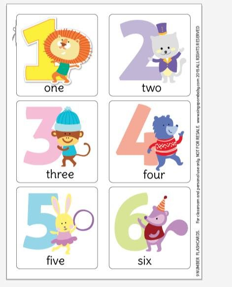 Number Flashcards Free Printable PDF Number Flashcards 