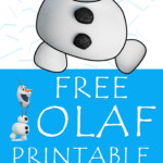 Olaf Printable From Disney Frozen Olaf Template For Crafts