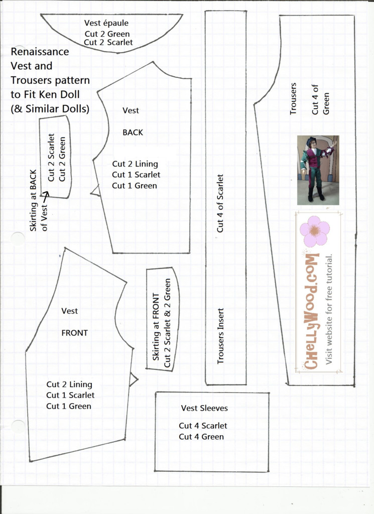 Old Pattern Page Free Doll Clothes Patterns