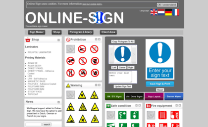 Online sign Website Online Sign Free Printable Safety 