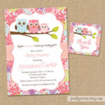 Owl Baby Shower Invitations DIY Printable Baby By PoofyPrints