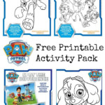 Paw Patrol Colouring Pages And Activity Sheets In The