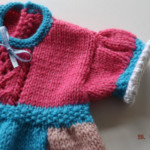 PDF LARGE PRINT Baby Knitting Patterns Patchwork Judy Baby