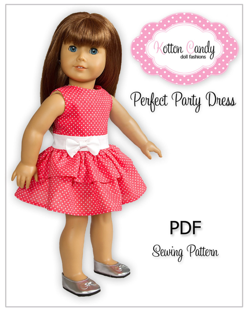 PDF Sewing Pattern For 18 Inch American Girl Doll Clothes