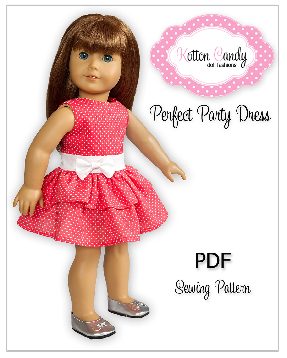 PDF Sewing Pattern For 18 Inch American Girl Doll Clothes 