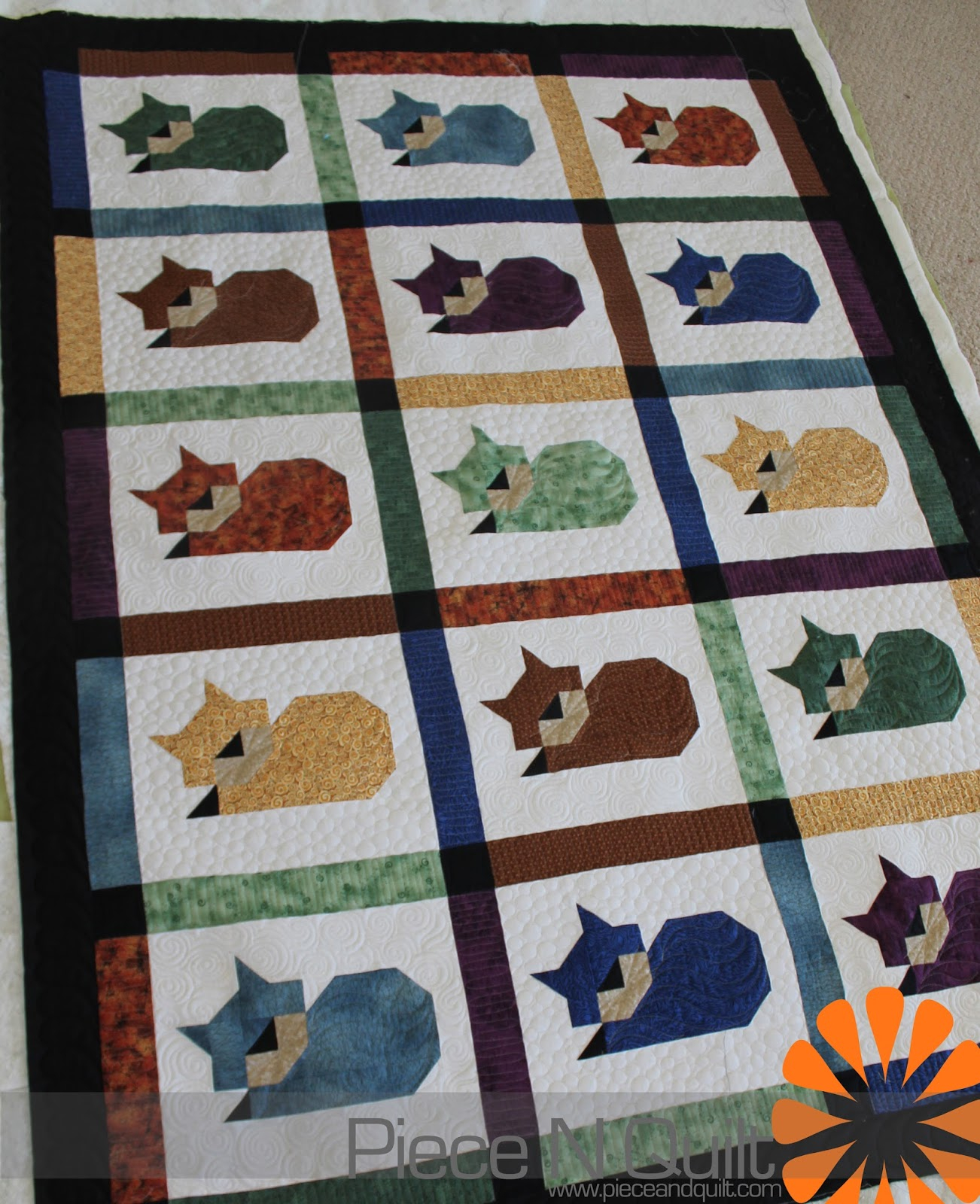 Piece N Quilt Cat Quilt With An Awesome Story