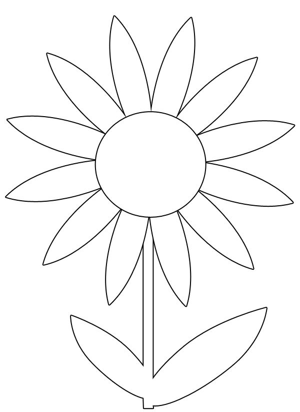Pin By Darla Compton On Clip Art Flower Coloring Sheets 