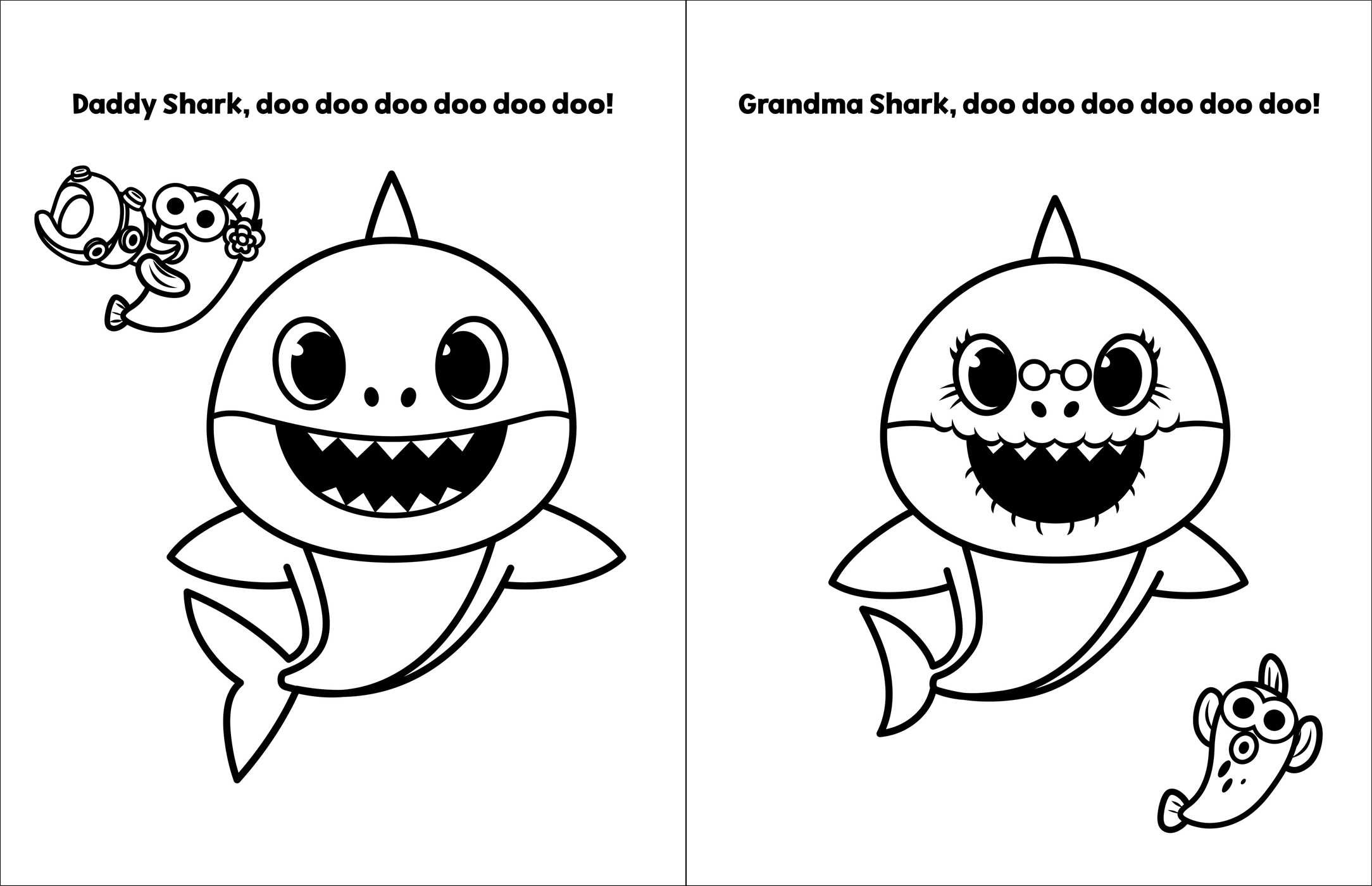 Pinkfong Baby Shark My First Big Book Of Coloring Book 