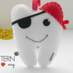 Pirate Tooth Fairy Pillow Felt Sewing Pattern